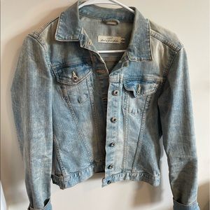 cropped jean jacket